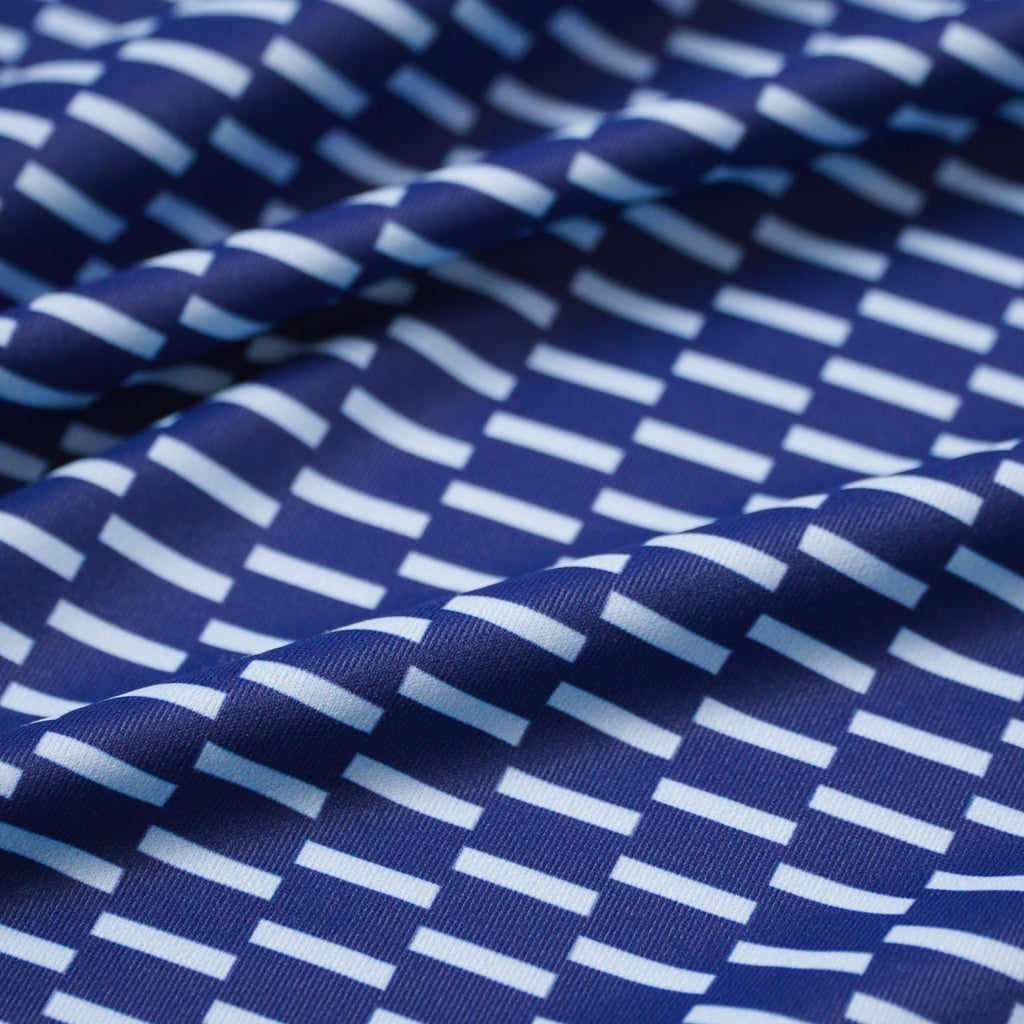 Navy Zipper Polo
