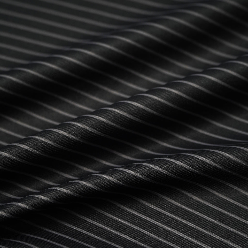 Black Striped Polo