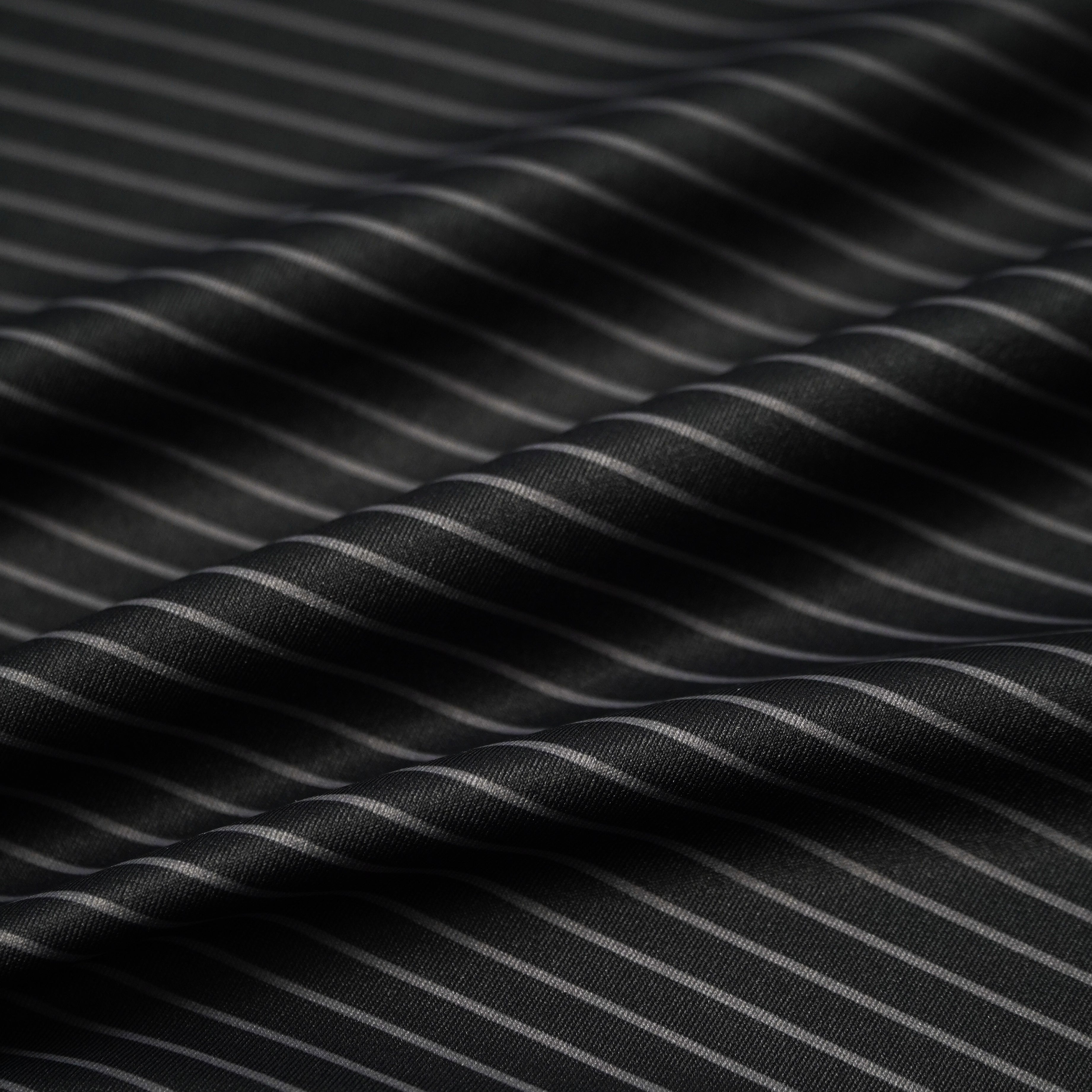 Black Striped Polo